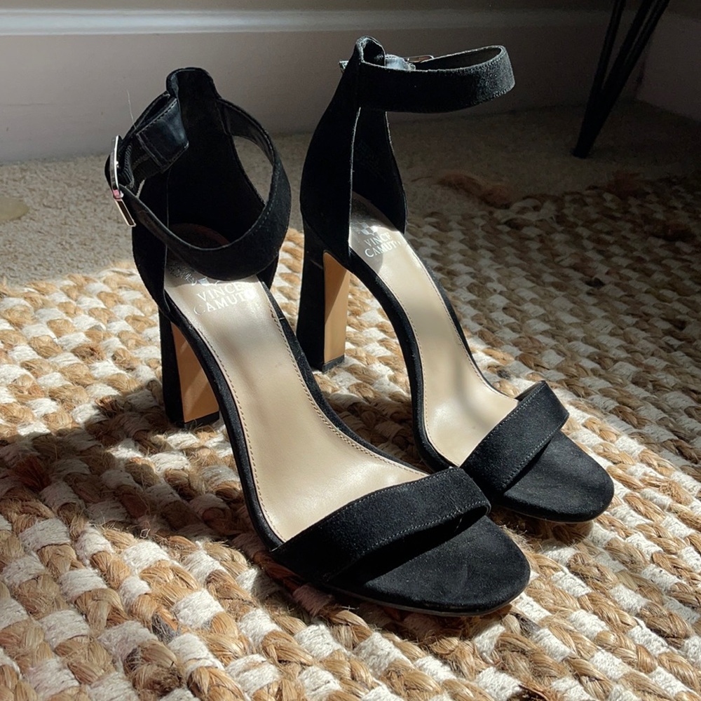 Black heels.